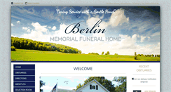 Desktop Screenshot of berlinmemorialfuneralhome.com